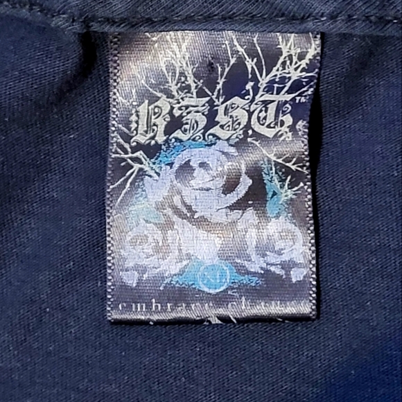 Vintage 1990s/2000s RZST 2 Soilders In Arms Graphic Print T-Shirt USA Size XL B6 - Picture 2 of 5